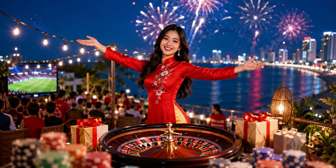 Trải nghiệm roulette casino tại Nha Trang trong trang phục áo dài truyền thống Việt Nam
