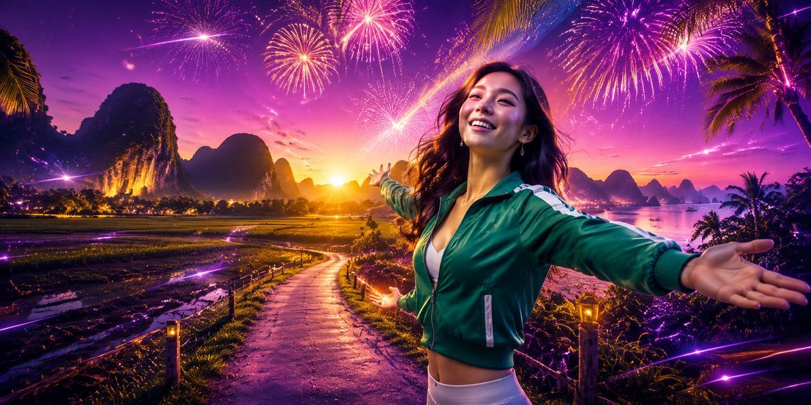 Ánh đèn neon rực rỡ tại Ninh Bình phản ánh không khí giải trí và cá cược thể thao về đêm